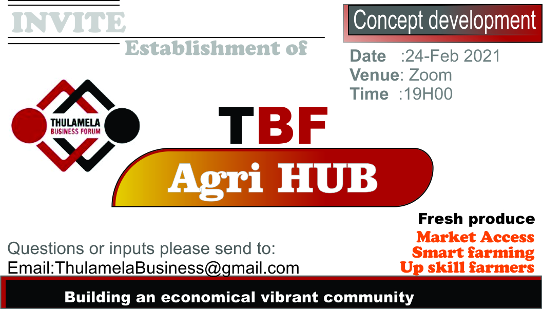 Intro:TBF  AgriHub concept Development Part 1